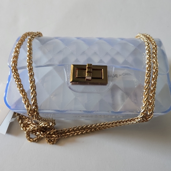 Vegan Handbags - Vegan Mini Jelly Shoulder Purse NWT